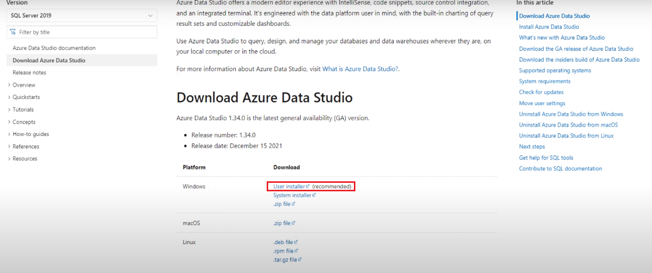 Azure data studio là gì 2