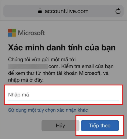 Hướng dẫn Lấy lại mật khẩu, đổi mật khẩu Microsoft Team dễ dàng 10