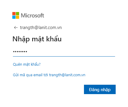 Hướng dẫn Lấy lại mật khẩu, đổi mật khẩu Microsoft Team dễ dàng 13