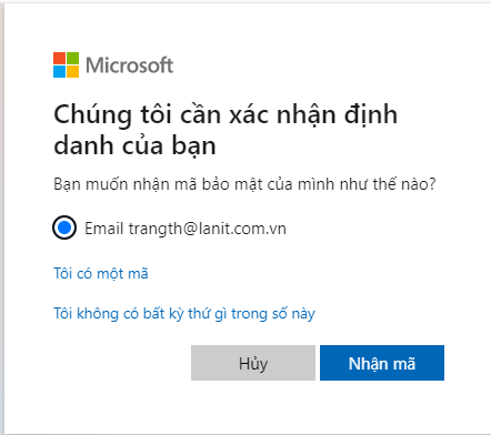 Hướng dẫn Lấy lại mật khẩu, đổi mật khẩu Microsoft Team dễ dàng 14