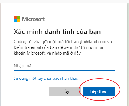 Hướng dẫn Lấy lại mật khẩu, đổi mật khẩu Microsoft Team dễ dàng 14