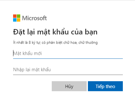 Hướng dẫn Lấy lại mật khẩu, đổi mật khẩu Microsoft Team dễ dàng 15