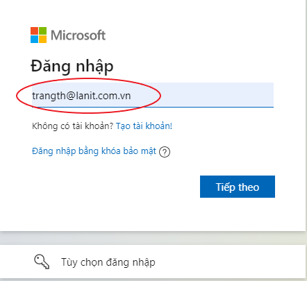 Hướng dẫn Lấy lại mật khẩu, đổi mật khẩu Microsoft Team dễ dàng 1