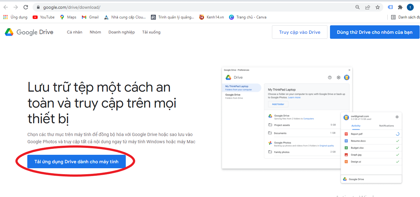 Cách tạo GG Drive trên máy tính dễ dàng 4