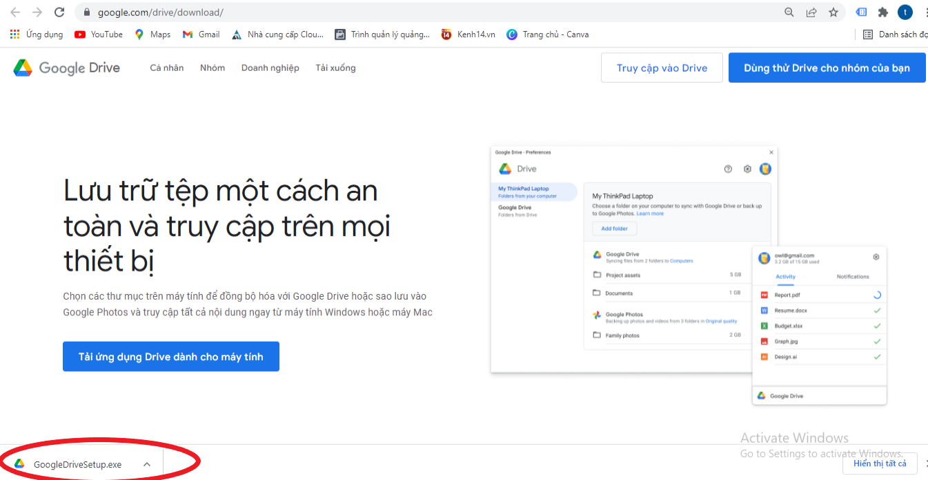Cách tạo GG Drive trên máy tính dễ dàng 5