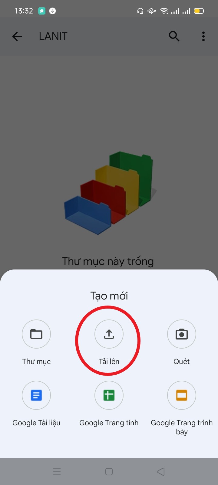 Cách up video lên google drive bằng điện thoại đơn giản 4