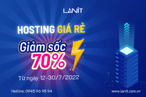 [KHUYẾN MÃI] Giảm giá 70% dịch vụ Hosting giá rẻ