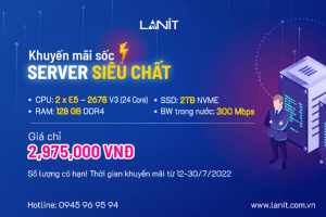[ƯU ĐÃI SỐC] Dành cho 5 khách hàng đăng ký thuê máy chủ