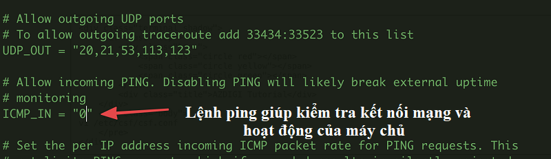 lệnh ping trong linux