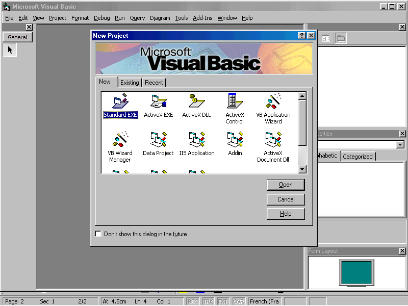 Các phiên bản của Visual Basic