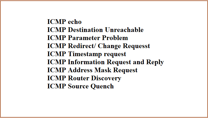 ICMP là gì Tìm Hiểu Các loại ICMP phổ biến thường gặp