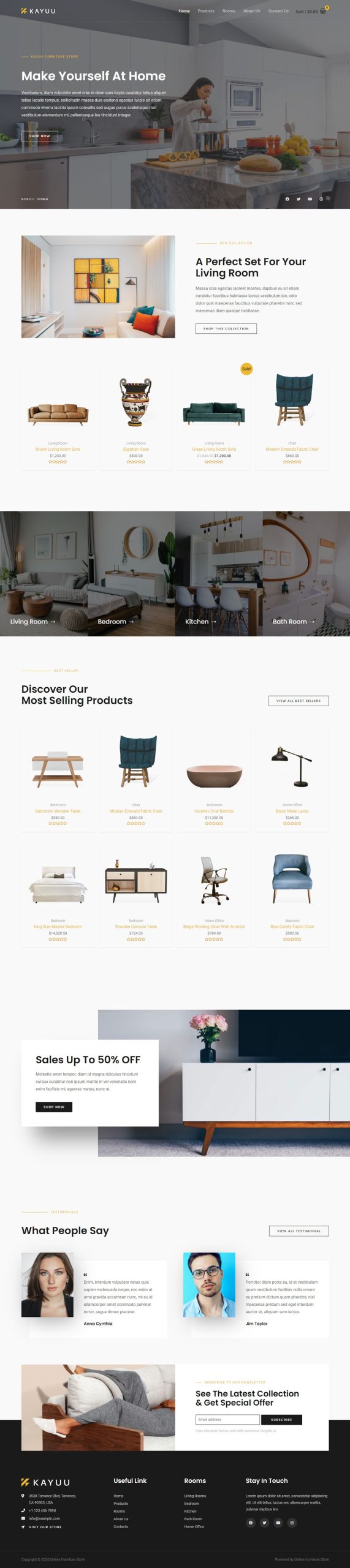 Online Furniture Store