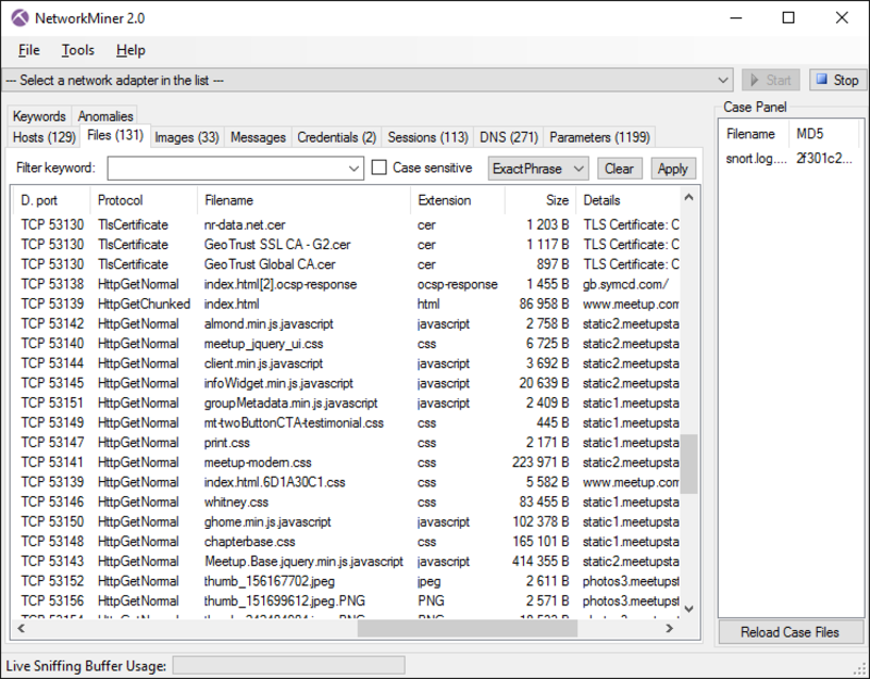 packet sniffer