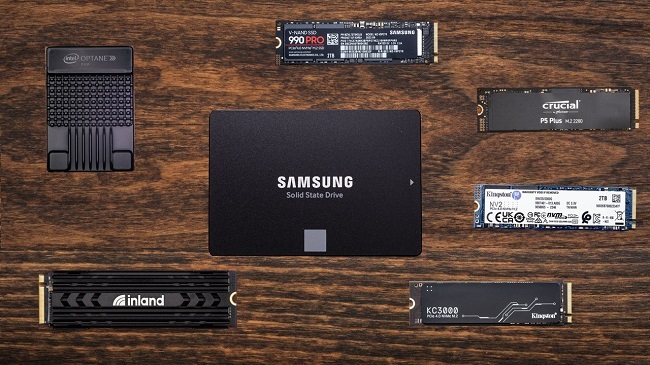 Các loại ổ cứng SSD phổ biến