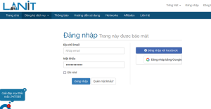 kiểm tra thông tin qua tài khoản quản trị