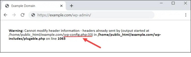 Warning: Cannot Modify Header Information