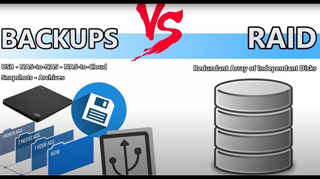 Nên sử dụng RAID hay Backup?