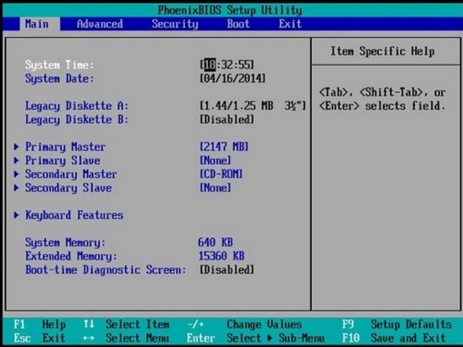Khởi chạy Bootable Disk trên thiết bị mắc lỗi