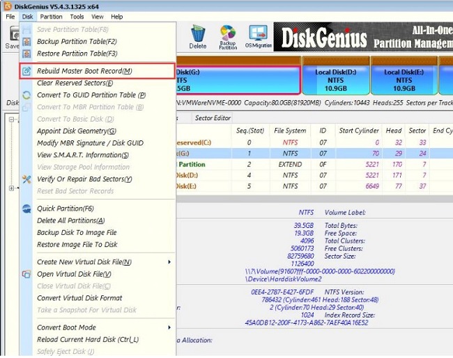 Lỗi A Disk Read Error Occurred