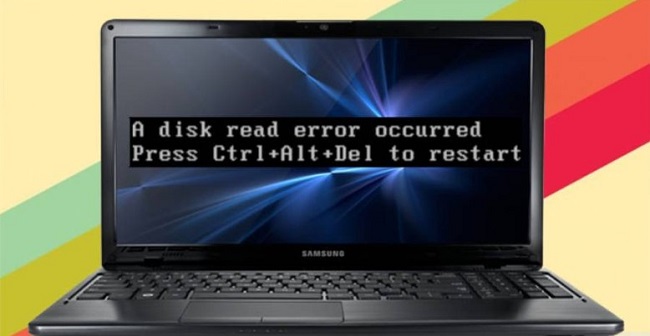 Lỗi A Disk Read Error Occurred