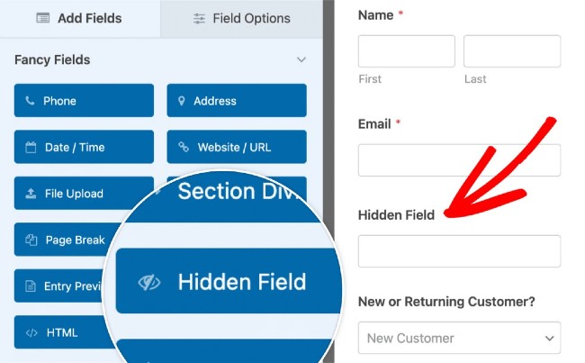 Field ẩn giúp xóa sổ các Bot ra khỏi trang Web của người dùng