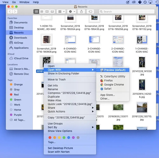Giảm dung lượng ảnh trên máy tín MAC