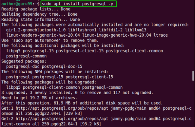 Cài đặt PostgreSQL trên Linux (Ubuntu) 8