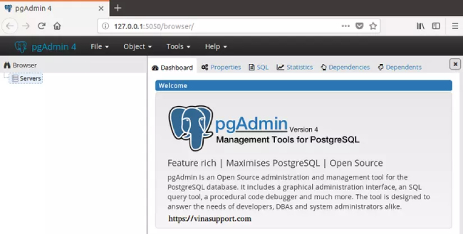 Cài đặt pgAdmin 4 trên Linux (Ubuntu) 1