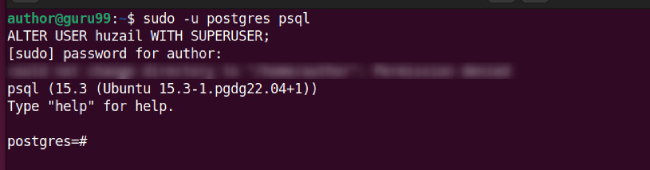 Cách sử dụng PostgreSQL 2