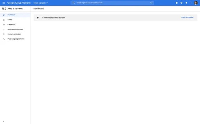 Bạn hãy truy cập trang REST API bằng Google Developers Console