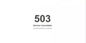 Lỗi 503 Service Unavailable: Nguyên Nhân và Cách Khắc Phục Hiệu Quả
