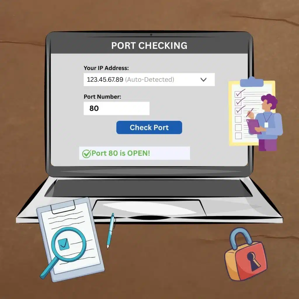 C&ocirc;ng cụ check Port online