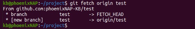 Chỉ những nội dung ở trong Branch nhất định mới được Fetch
