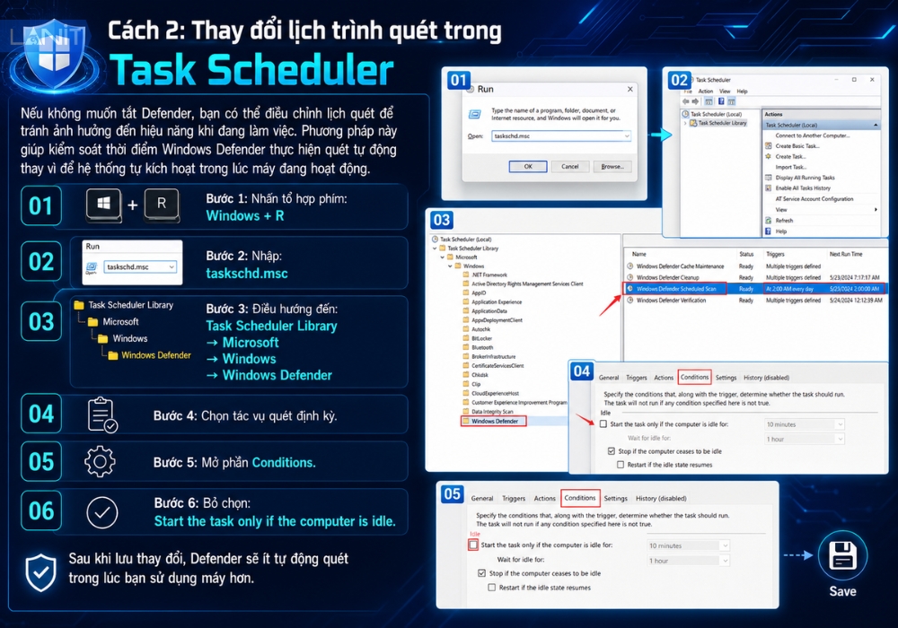 Cach 2 Thay Doi Lich Trinh Quet Trong Task Scheduler
