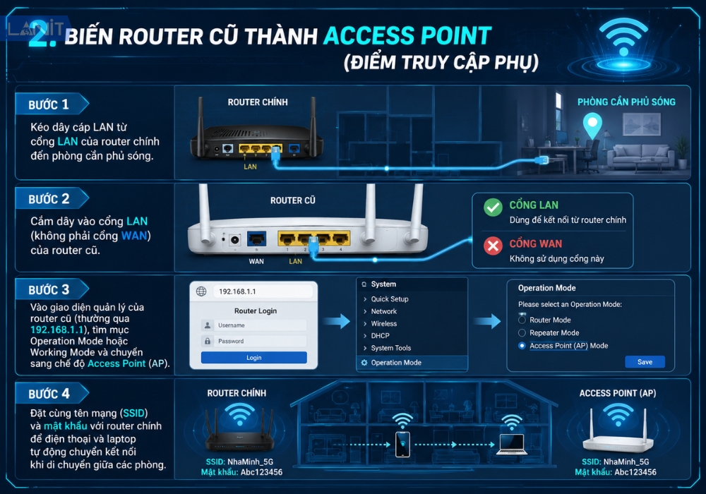 Bien Router Cu Thanh Acces Point