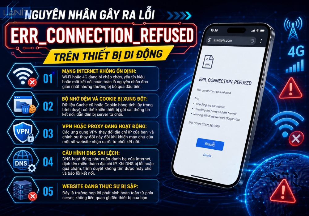 Nguyen Nhan Gay Ra Loi Err Connection Refused