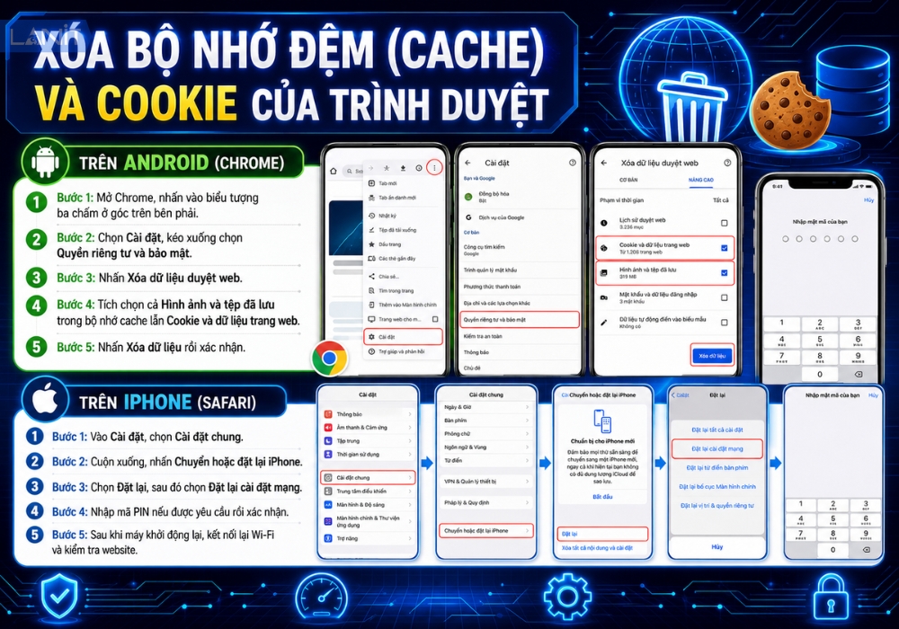 Xoa Bo Nho Dem Cache Va Cookie Cua Trinh Duyet