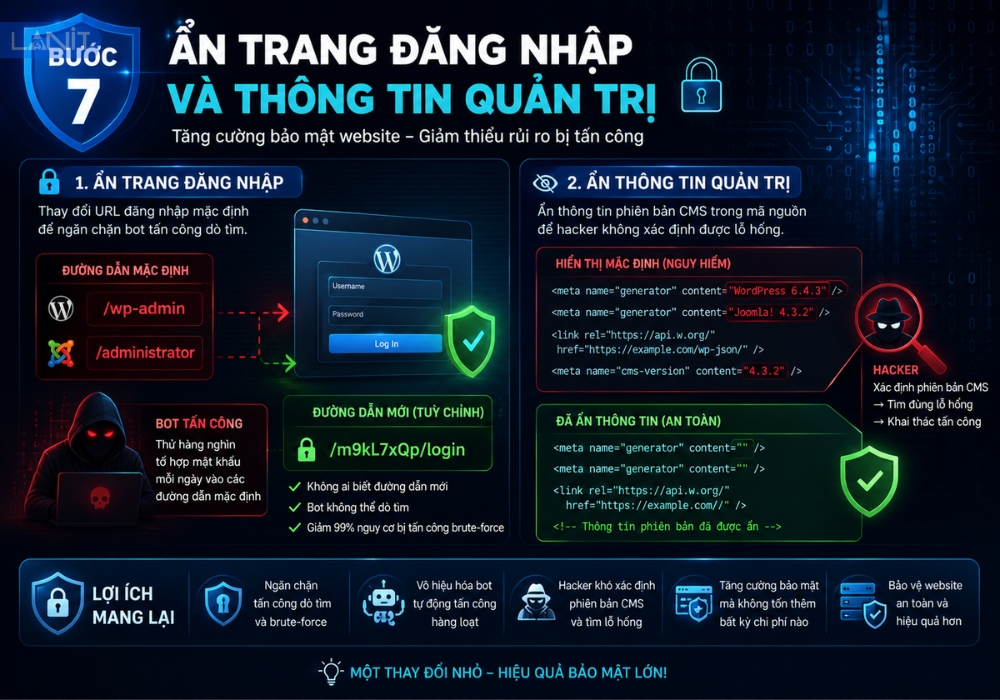 An Trang Dang Nhap Va Thong Tin Quan Tri