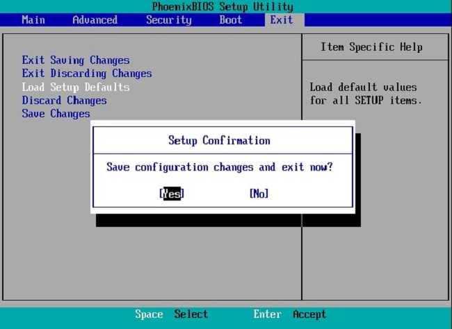 Setup lại hoặc nâng cấp BIOS