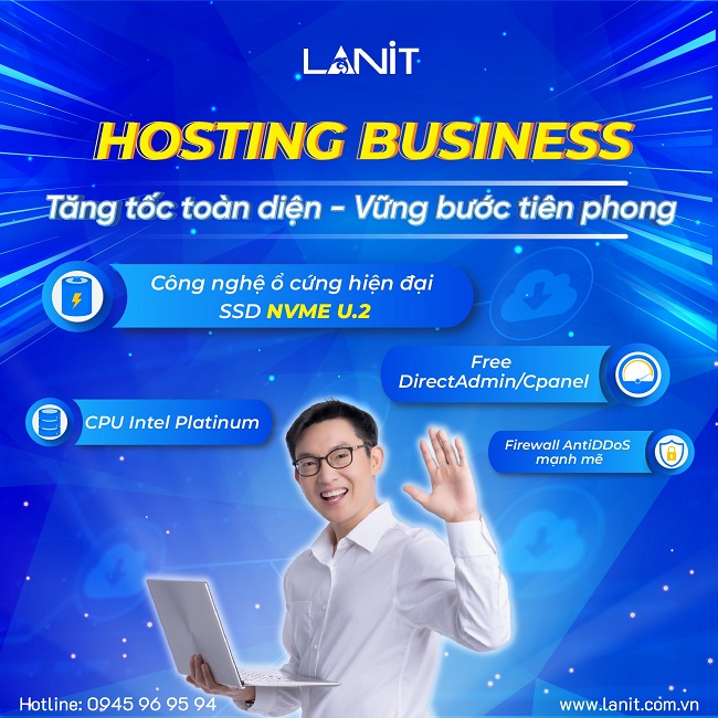 Thuê Hosting Business giá rẻ, tốc độ vượt trội