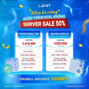 Chương trình sale Server 50%
