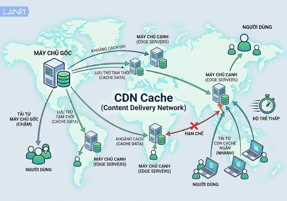 CDN Cache (Content Delivery Network)