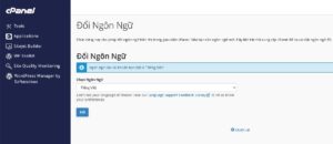 Hướng Dẫn Thay Đổi Ngôn Ngữ Hosting Cpanel Nhanh Chóng