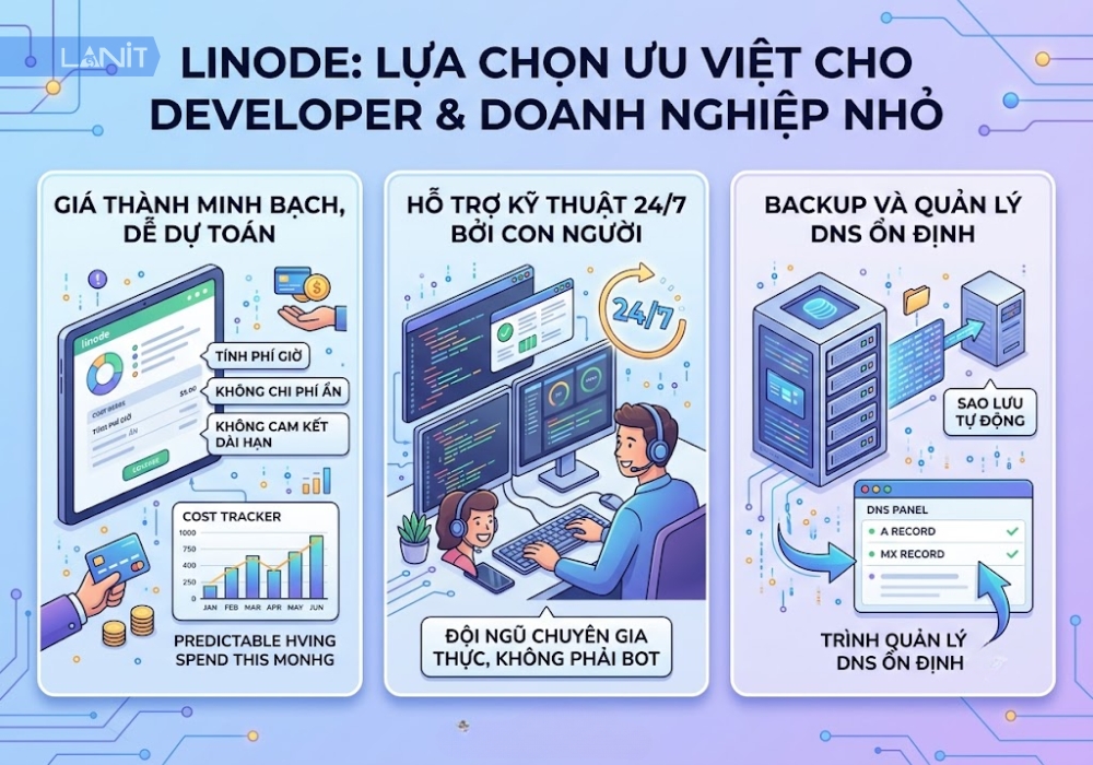 Đ&aacute;nh gi&aacute; nhanh VPS của Linode
