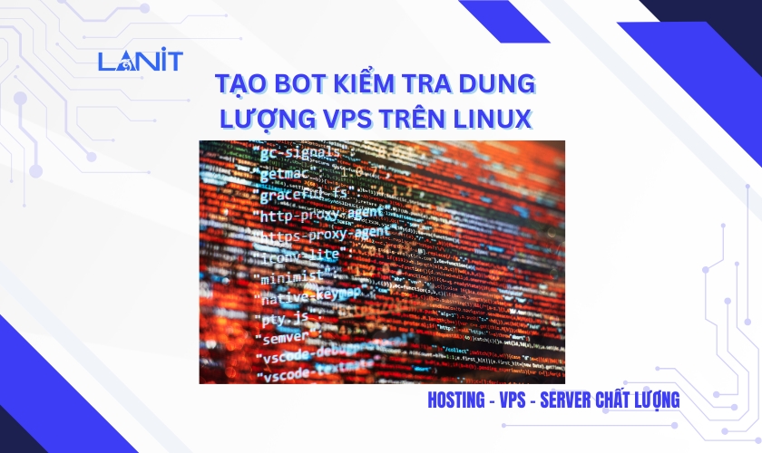 tạo Bot kiểm tra dung lượng VPS