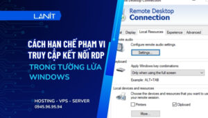 hạn chế phạm vi truy cập kết nối RDP