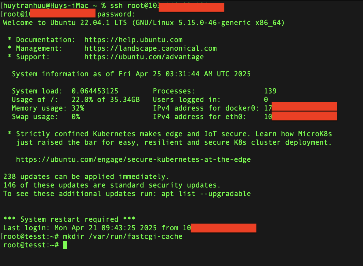 ssh-vao-vps-server