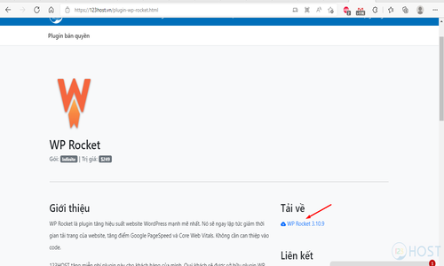 Cài đặt WP Rocket để tăng tốc website