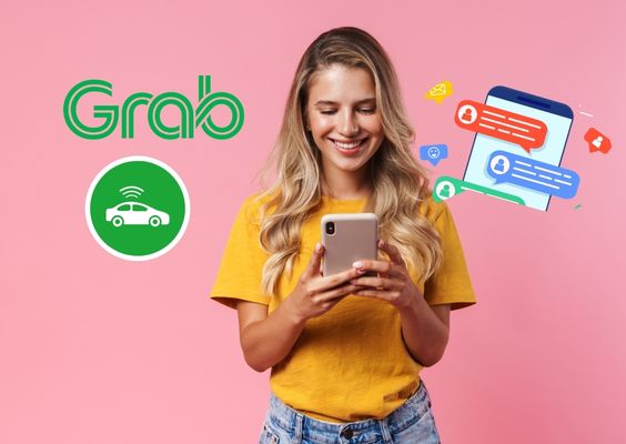 Grab thường xuyên gửi thông báo, tin nhắn đến với người dùng