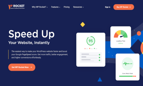 WP Rocket còn có thể cải thiện điểm core website
